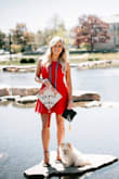 Fit so amazing, didn't have to wear a bra. Super flattering and made my waist look smaller and my hips larger! Appropriate length too. I got soooo many compliments. - Anne S.