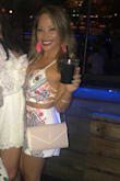 Wore this two piece to my friends 30th birthday. Shorts were large so I got them taken in. Top I was able to adjust because it ties. It was perfect for summer and a night out. - Melissa B.