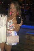 Had to get the shorts taken in. The top was fine because I was able to tie it tight enough to fit. Beautiful set for a night out with friends. - Melissa B.