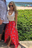 Paired it with a high waisted maxi skirt for brunch. Great basic closet item to pair with shorts, skirts, jeans. - Melissa B.