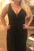 I wear a 36DD so finding a dress that fits is hard at times. This dress fits 10x better than any dress I have ever tried on at David's Bridal, less expensive, and super cute!!! I purchased an XL and will only need to get the length hemmed. - Alex S.