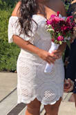 I wore it for my civil wedding and it fits perfectly ... - Estefania C.