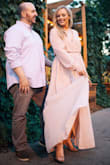 I wore this dress to a bachelorette party and then to my own engagement photos! It was beyond perfect and photographs unbelievably perfect. It did run a little large but I didn't mind because I felt so comfortable. Love this dress! - Holly R.