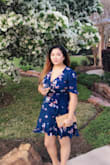I wore this to a spring wedding and it was fun and flirty. May be a little short for some but the length didn't bother me at all. - Pawnie S.