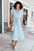 I love the fit of this dress. It's thin enough to keep me cool but not see through. I highly recommend! - Amanda J.
