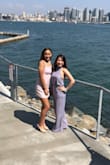 I really love this jumpsuit! It fits me perfectly. It is just too long for me because I'm really short, so I have to alter it. But other than that, I've nothing but praises on this jumpsuit. The quality of the fabric is also good. Perfect for the hot and sunny weather of San Diego. - Belle S.