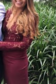 Absolutely LOVE this dress! Wore it to a wedding and I got so many compliments. It fit perfectly, and was exactly what I wanted. I didn't quite know what to do about my boobs though, cause its quite low cut, but ended up using Bare Lifts stickers and it seemed to work quite well. - Nicola S.