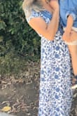 Super cute dress. Only complaint would have to be the leg opening when wind blows in your direction, I was having to close it so my privates wouldn't show. I figured I put a safety pin there to prevent future wardrobe malfunction. - Anna H.