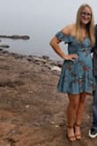 I absolutely love this dress! I ordered a medium, it fits perfectly. I felt so comfortable when wearing it. The dress is perfect for a summer wedding. - Kelsie U.