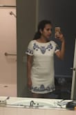 I wanted to love this dress so much. Love the embroidery and it's lined . Material is not breathable so I felt warm wearing it. Since I bought it to sight-see on vacation, it wasn't gonna work out for me . It's also "unforgiving" in the sense that if you're bloated it will show .For a different event would have been great - Giovanna G.
