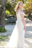 Using this as my wedding dress for my beach wedding in Dominican Republic and its absolutely perfect! If you are a bit bigger chested I would definitely recommend getting a size up. The small fit me well in all areas but I couldn't zip it over my chest so I had to exchange for a medium. I am having the medium altered because the straps are too big and also having the bottom hemmed. This is the perfect beach wedding dress!! - Lauren F.