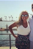 I love this top! It's comfortable and flattering. It's also double layered which keeps it from being see through. I wore it with a skirt during the day and then switched to pants and it looked great both ways. My new favorite top! - Robyn S.