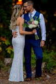 I tried a half dozen wedding dresses before finding this PERFECT gown. I had to have the bust taken in and length shortened, but other than that it fit like a glove. I felt so beautiful in this dress. - Katy G.