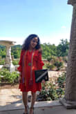 Loved the dress! It's really soft and has excellent fabric for the price I paid!! Lulu's never dissappoints! The sleeves were a bit too much, but I figured out how to handle them so they wouldn't be getting on everything I touched - Ninfa A.