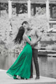 This is one of two dresses I wore from Lulu's for my engagement photos. I can't express enough how perfect this dress is. I love how flowy and long it is, the color is exquisite. This dress is absolutely gorgeous! - Heather U.