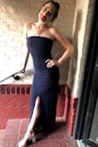 I love the way this dress fit on me. I got so many compliments all night and didn't have to worry about pulling it up, or adjusting at all. - Melissa R.