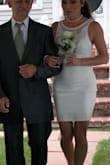 Very elegant and material is a good quality. Wore it for my backyard wedding. Couldn't been more happier with a dress. Price is on a budget for sure!! - Oxana V.