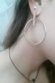 I ordered these earrings to go with a homecoming outfit I'd put together and I love their boldness. My only complaint is that I wish there were more mobility to the earrings. I thought the hoops would be separate from the earring hook and jumpring but the earring is actually just one collective piece. I still love them, but I didnt realize this when I made the purchase. - Kathleen B.