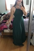 I'm a short and chubby girl so finding clothes to fit is a nightmare. I ordered this dress for a wedding and FELL IN LOVE. I never wanted to take it off! You could order up or down a size because it can be tightened. I love it!!!! - Becca L.