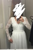 I really loved the dress and the material, but the lace is too thick so it makes you look chubby. The dress also runs a bit big. I had to return the M and now I am waiting for an S size dress to see if it fits better. - Jael M.