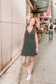 I felt like Minnie Mouse in this. This dress is super cute and easy to wear. I wore it with cute white shoes and it was the comfiest thing. - Alana M.