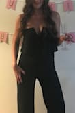 I got this to wear to a party/night out & absolutely love it! As someone who's tall but still wears heels the length was perfect! The fit was flattering & I liked the cleavage! - Michele F.