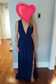I bought this dress to wear as a bridesmaid in a fall wedding. It fits perfectly, the material is great quality, the colour is nice and rich, and it's a very flattering cut for my body shape. I will need to get it hemmed and I will also need to sew together the front and sides because it shows a little too much boob. But these alterations will be fairly simple, so overall I'm extremely happy with this dress! - Krista N.