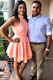Wore this dress to a sweet 15 and everyone complimented me. The color and style was perfect. The one thing I didn't like but didn't really mind was that the back would flare out and looked funny. But other than that I loved the dress! - Samantha T.