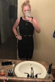 I was worried because some of these reviews said it ran small but it fits like a glove!! I went with a medium and I'm so glad I did. Perfect wedding guest dress for an October wedding!! - Julia T.
