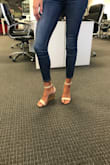 I'm in LOVE with these wedges!! I am actually wearing them at work right now and we just went on a long walk around six buildings. SO comfortable!
They are so feminine, beautiful and go with everything! - Roxanne R.
