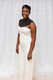 This jumpsuit was show stopping! The fit was amazing - it hugged my curves without being too tight. It was a bit long but I wore heels so problem solved. The quality was excellent. - Nakara M.