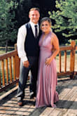Wore this dress as a bridesmaid dress and it couldn't have fit more perfect, seriously the BEST material! And I can definitely see myself wearing it more in the future! I'm a shortie, so I added a heel. I'd recommend that if you are on the shorter side! :-) 

(ps. In the picture I don't have my heels on) - Anna R.