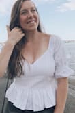 This top is everything I could ask for from a smart shirt. It is beautifully made and pinches in all the right places. It is SO flattering and easy to throw on! I couldn't be happier with this top! - Kaya R.