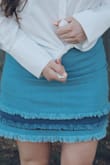 I love that it has a zipper in the back, so that the front of the skirt is structured but smooth and seamlessly fits! I knew the second I saw this skirt on the Lulus website that I needed to have it! It is so easy to throw on and look cute and put together! Not to mention, it goes with everything! - Kaya R.