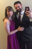 The fit and length were perfect! The material was thicker than expected, but that's not a bad thing. I wore this dress to a wedding and received so many compliments! I would definitely get this dress in other colors. - Shannon G.