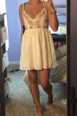 It's a cute sundress! I bought it for homecoming but it's more casual than I thought. The material is soft so I don't think it's quite formal enough for a dance. I will still definitely keep it though because it'll make a cute outfit with a cardigan! - Bella M.