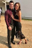I loved this dress! It fits true to size. It's very classy and flattering!! The first layer of the dress is a little tighter, it does not stretch as much! Over all it fits true to size!! - Macy J.