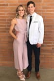 This jumpsuit is amazing! The dusty rose is the perfect color and the tie detail is so flattering. The material is quality and feels very sturdy like it will last and hold up for years. I paired it with Blush heels like in the stock photo and I was obsessed. Got so many compliments on it! Highly recommend. - Whitney Z.
