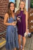 I wore this dress to a wedding last weekend and it was perfect! I loved the fit and the fabric was comfortable. I wore an adhesive bra with it which worked really well. I would definitely recommend! - Anne S.