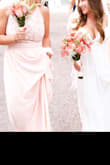 The color is just as pictured and the dress is such a great quality. The length was perfect for wearing with heels. The sheet inserts on the side hide your bra so you can be secure and nothing moves out of place! - Jessica T.