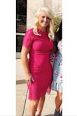 Ordered this dress for a wedding. I love the color, and received many compliments on the dress. Would definitely recommend ordering this dress! - Marina N.