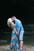 Wore this for my engagement photos! The pattern and cut was so flattering. The light material and slit in the dress on a hot summer day was perfect! The dress was longer than I expected but it still looked great in photos. Thanks LuLus! - Laura C.