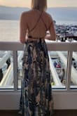This dress is absolutely incredible! I've bought some great things on this website, but this has to be my favorite. The skirt is really long, which is great for fellow tall girls. The pattern and colour are beautiful. The material is extremely comfortable and flowy. And, the cut of the dress is super flattering. - Alexandrea B.