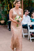 My friend wanted us all to wear rose gold dresses for her wedding, and this was perfect! The dress is very easy to wear bra wise, and it is quite light. I would size down actually - I bought a small when I normally buy a medium in Lulus, and this fit perfectly. - Kristen D.