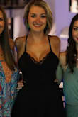 Sexy but comfortable LBD! Flows out in the perfect spot to hide any insecurities. Very flattering, great for a night out. - Sarah M.