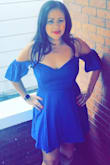 This dress fits perfectly & is flattering! - Silvia G.