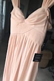 I bought several dresses from Lulu's to determine which one I would want for my bridesmaids. They all were phenomenal quality, but this one stood out the most. It can truly fit any body shape or size and compliments all the right places. It's the perfect shade of pink and has a soft romantic feel. It runs pretty long but that's okay because it fits my 6'2" friend and my 5'1" friend is getting it altered. The measurements are true to size through the bodice. - Paige C.