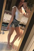 This bodysuit is super soft and adorable! It's a little flirty with the tie straps and how low it goes in the back. Thick material is great - I wore pasties and it was great coverage. This is perfect to dress with high-waisted shorts for festivals or dress up with cute jeans for outdoor BBQs. Love love love it and would highly recommend! - Amanda C.