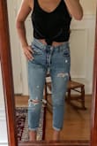 I thought these would be way too small based on how I was measuring so I ordered a few sizes but it was actually exactly the right size. They are not super long so if you have legs for days maybe order with a longer inseam. I cuff them and feel super cute. Got more comfortable as the day went on. - Walter J.