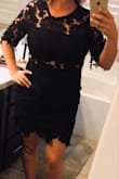 This dress has amazing quality! Great! Fit like a glove and not cheap looking lace. Seriously obsessed with this dress! - Shannon H.
